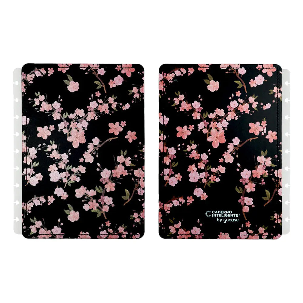 Capa e Contracapa By Gocase Classical Rose Black Capa e Contracapa