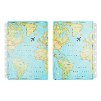 Capa e Contracapa By Gocase Mapa Mundi Capa e Contracapa