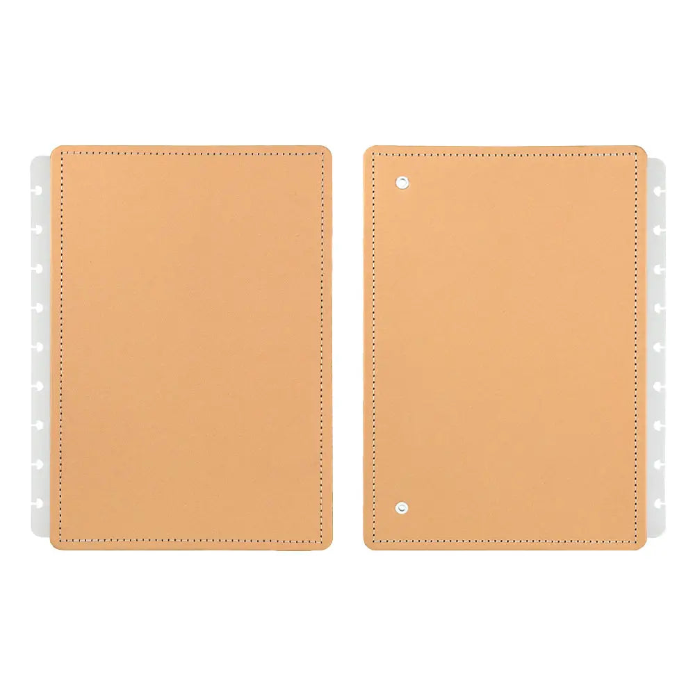 Capa e Contracapa Laranja Pastel Capa e Contracapa