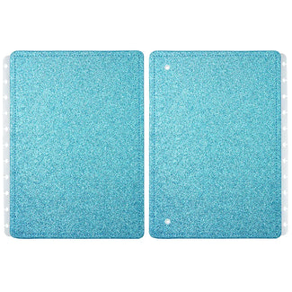 Capa e Contracapa Let's Glitter Ocean Blue Capa e Contracapa