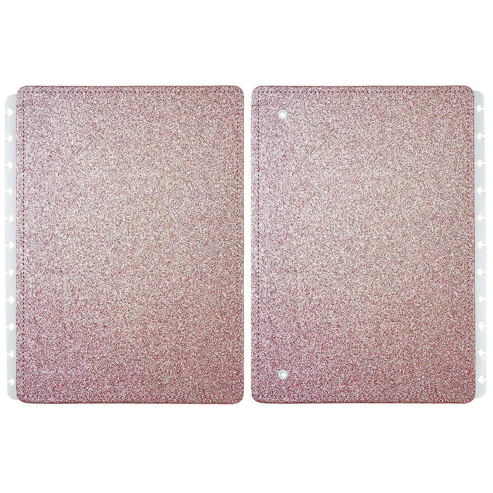 Capa e Contracapa Let's Glitter Rose Capa e Contracapa