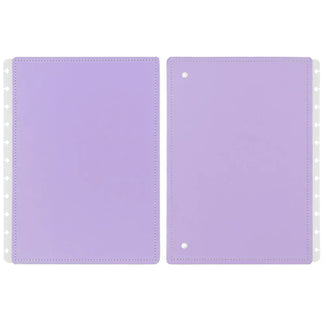 Capa e Contracapa Lilás Pastel Capa e Contracapa