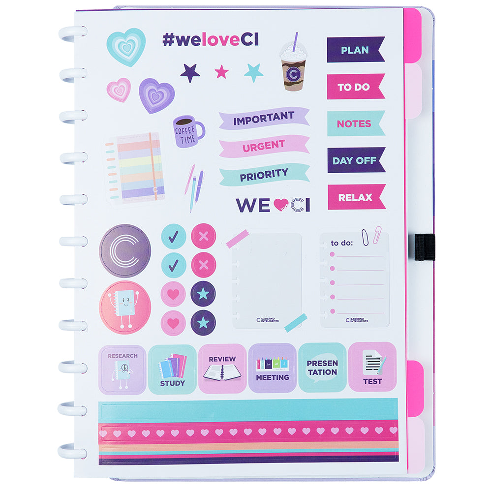 Combo Stabilo - Shades of Pink Caderno Inteligente ®