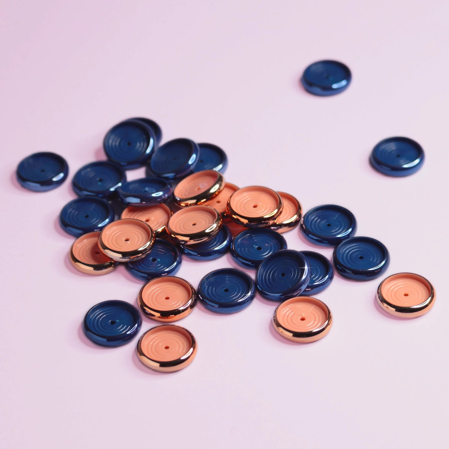 DISCOS + ELÁSTICO SHIMMERING ROSE Caderno Inteligente ®