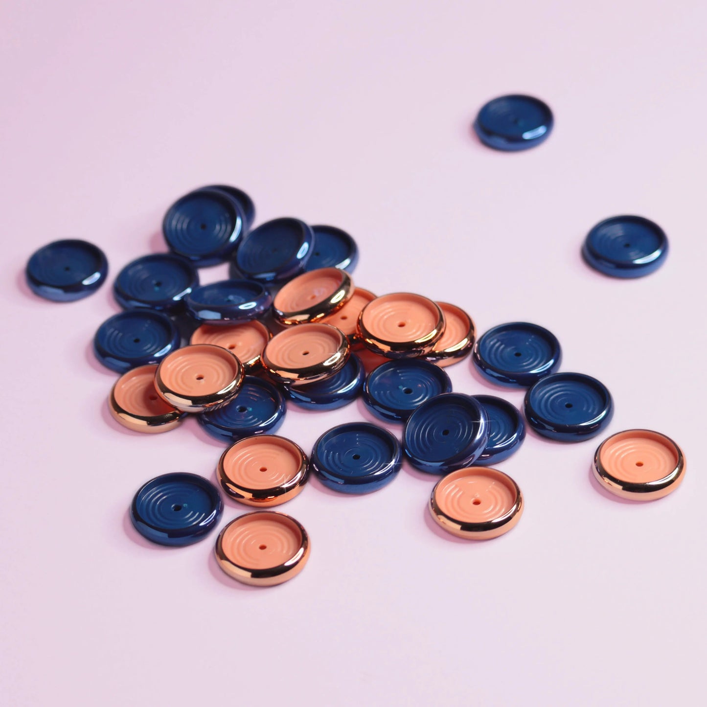 DISCOS + ELÁSTICO SHIMMERING BLUE (cópia) Caderno Inteligente ®