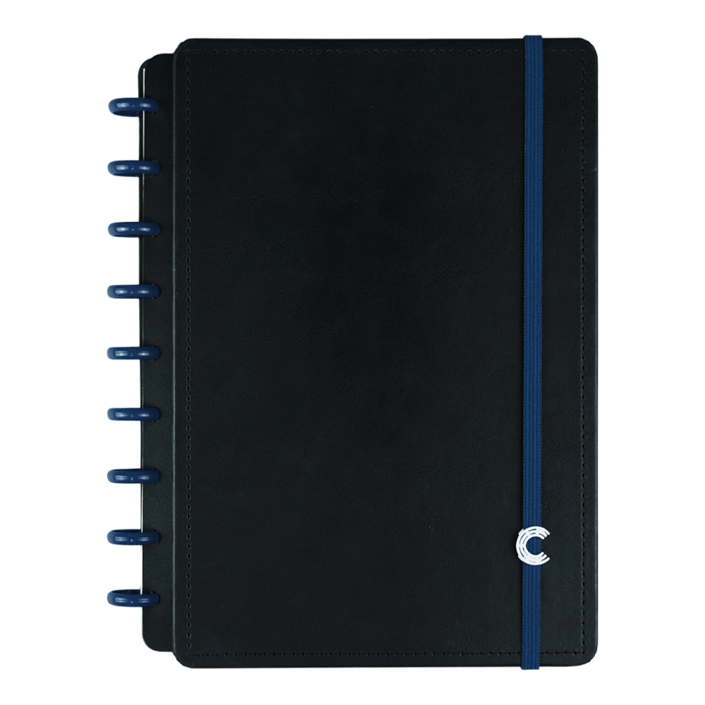 Discos Classic Blue em um Caderno Inteligente