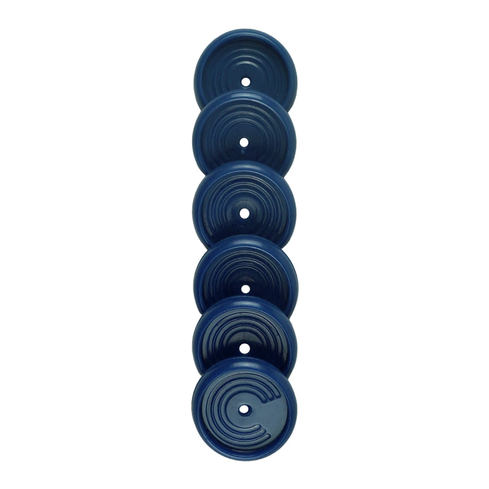 Discos Classic Blue, tamanho médio.