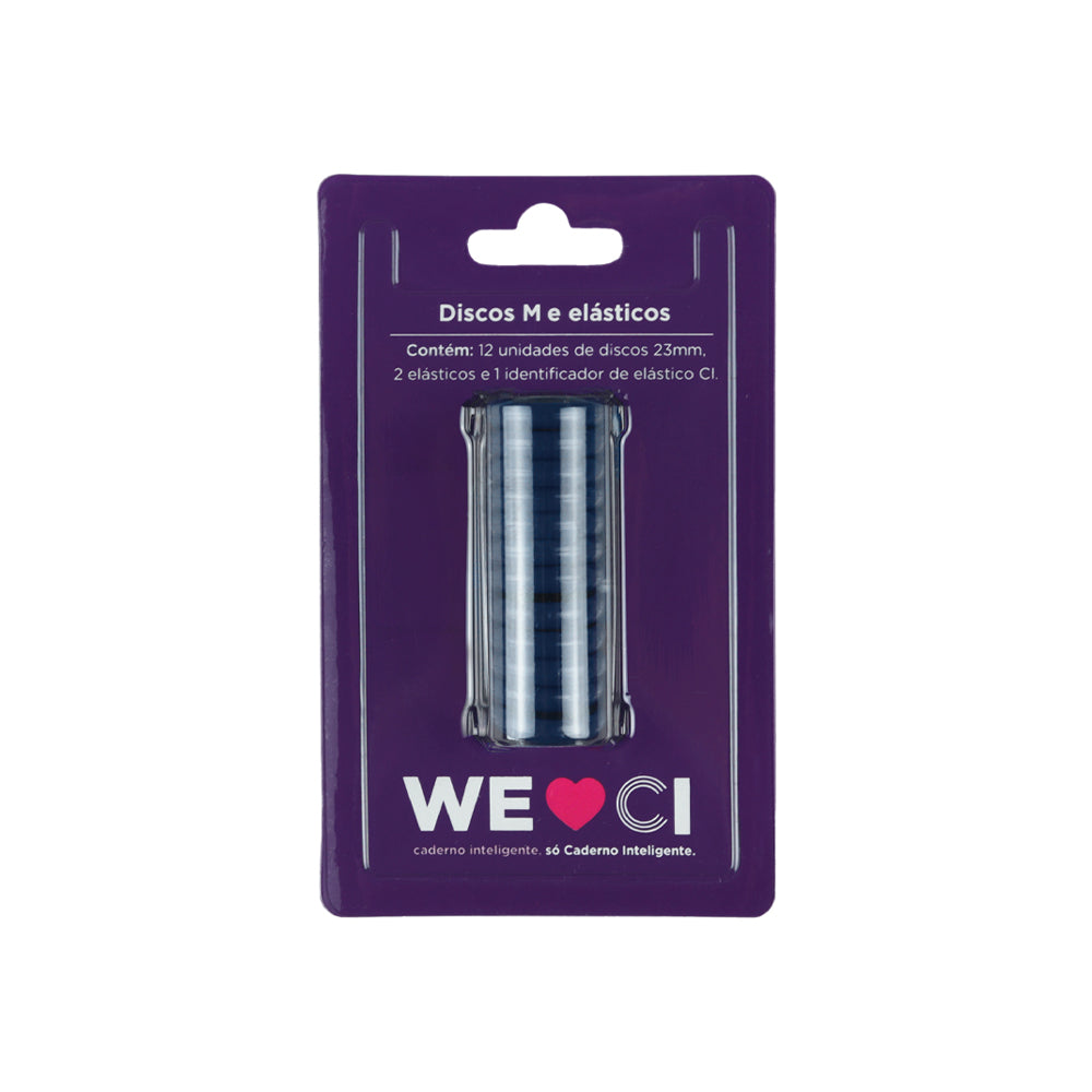 Pacote dos Discos Classic Blue, tamanho médio.