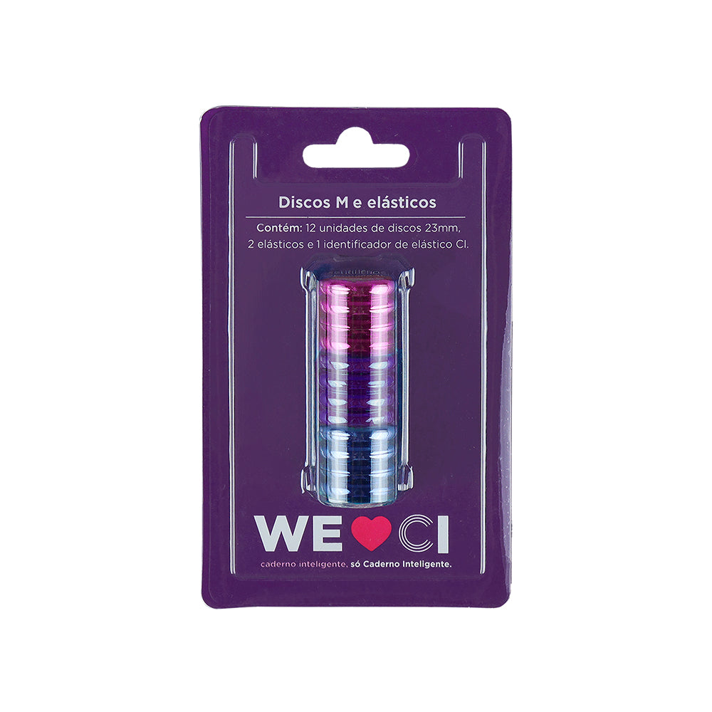 Pacote dos Discos Galaxy, tamanho médio.