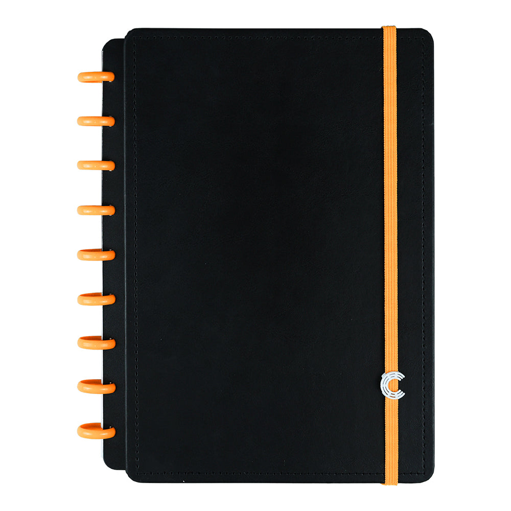 Discos + Elástico Laranja Neon