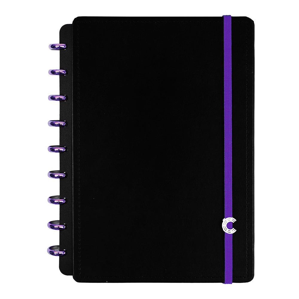 Discos + Elástico Roxo Metálico