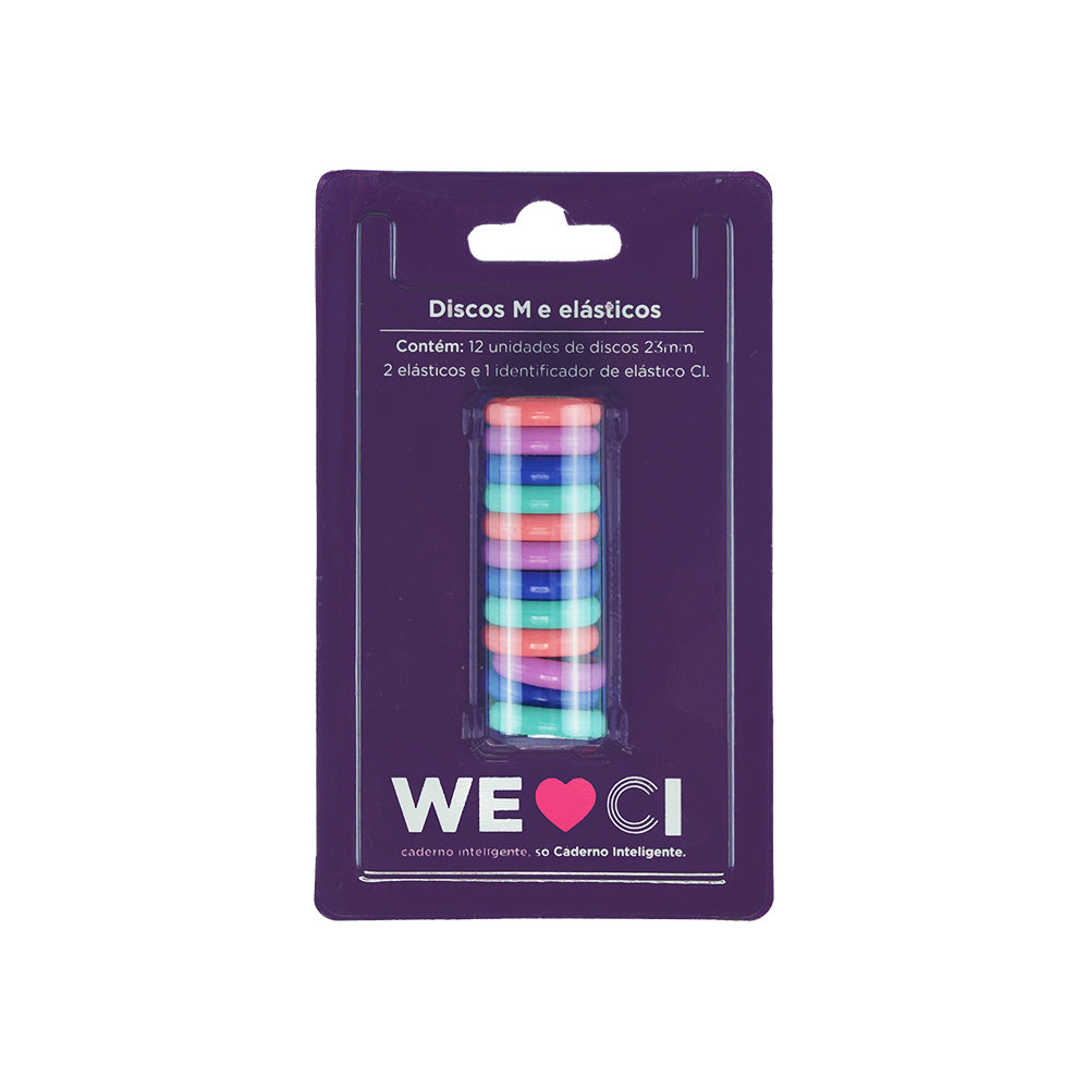 Pacote dos Discos Mar Tropical, tamanho médio.