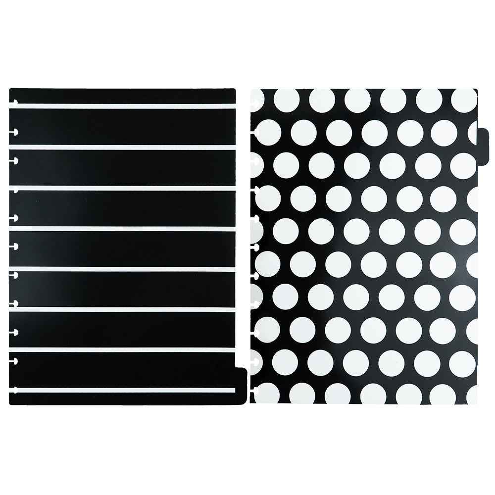 Divisória Preto e Branco, tamanho grande.