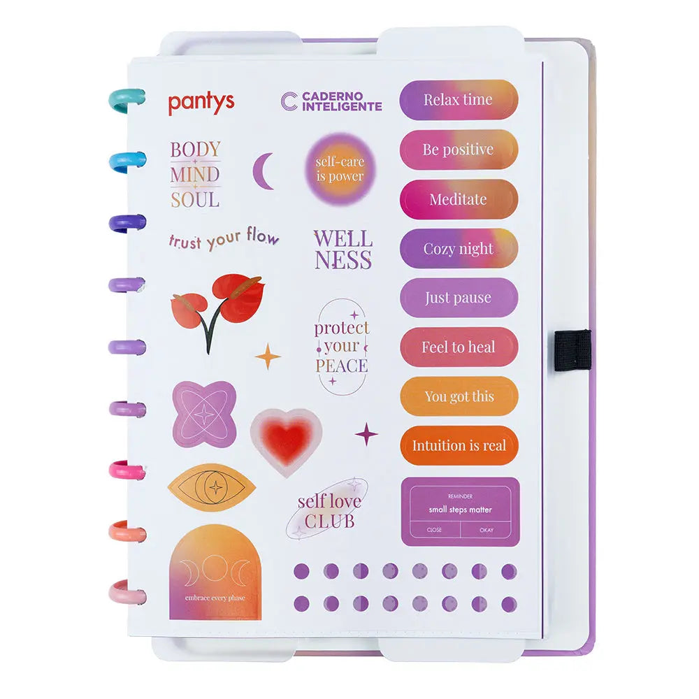Diário do bem-estar by Pantys Caderno Inteligente Lojista