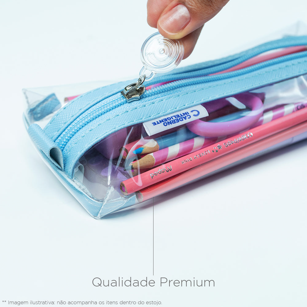 ESTOJO CRYSTAL 2.0 AZUL Caderno Inteligente ®