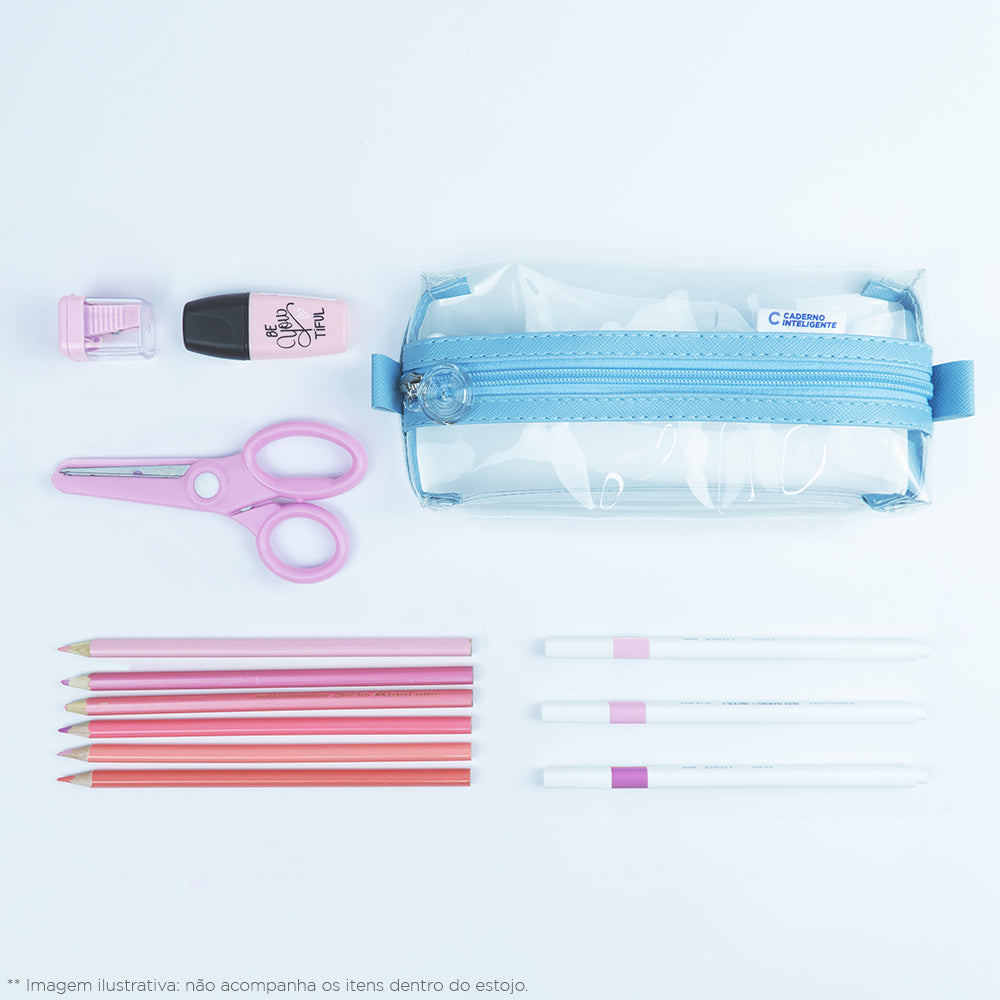 ESTOJO CRYSTAL 2.0 AZUL Caderno Inteligente ®