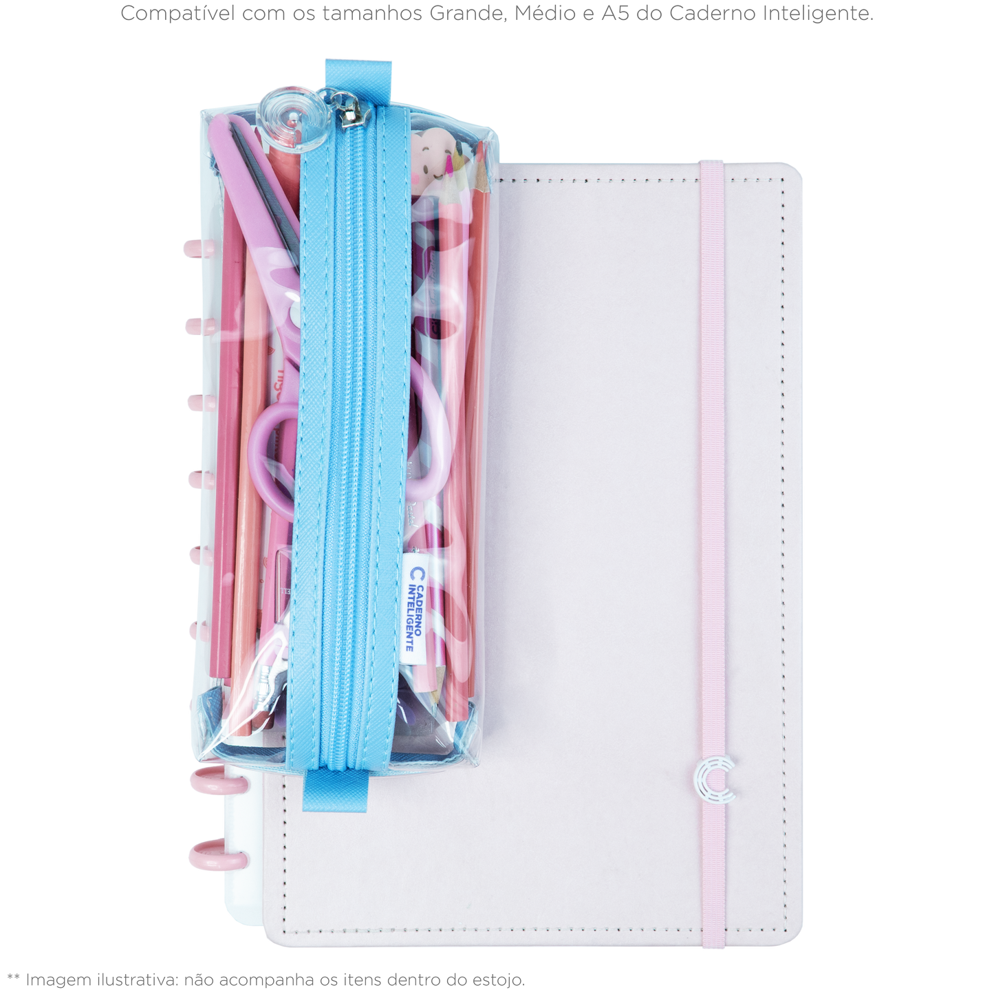 ESTOJO CRYSTAL 2.0 AZUL Caderno Inteligente ®