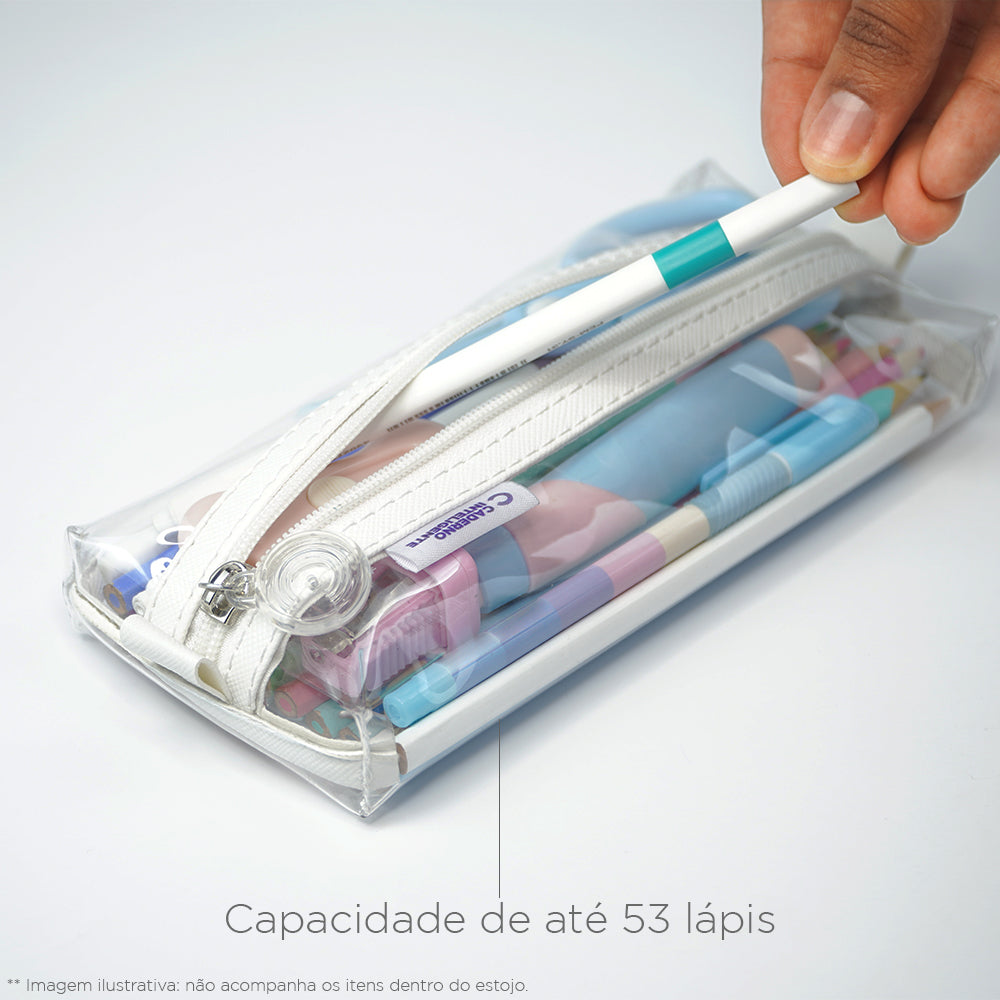 ESTOJO CRYSTAL 2.0 BRANCO Caderno Inteligente ®