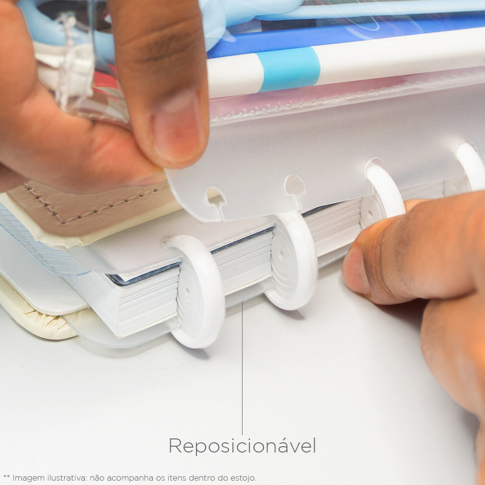 ESTOJO CRYSTAL 2.0 BRANCO Caderno Inteligente ®