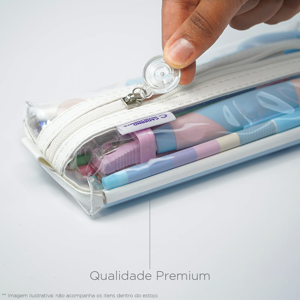 ESTOJO CRYSTAL 2.0 BRANCO Caderno Inteligente ®