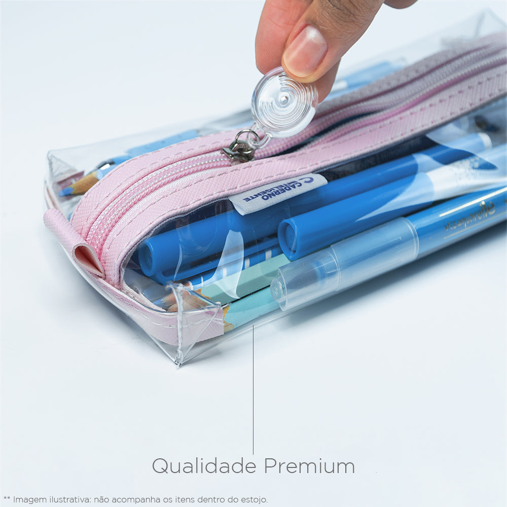 ESTOJO CRYSTAL 2.0 ROSA Caderno Inteligente ®