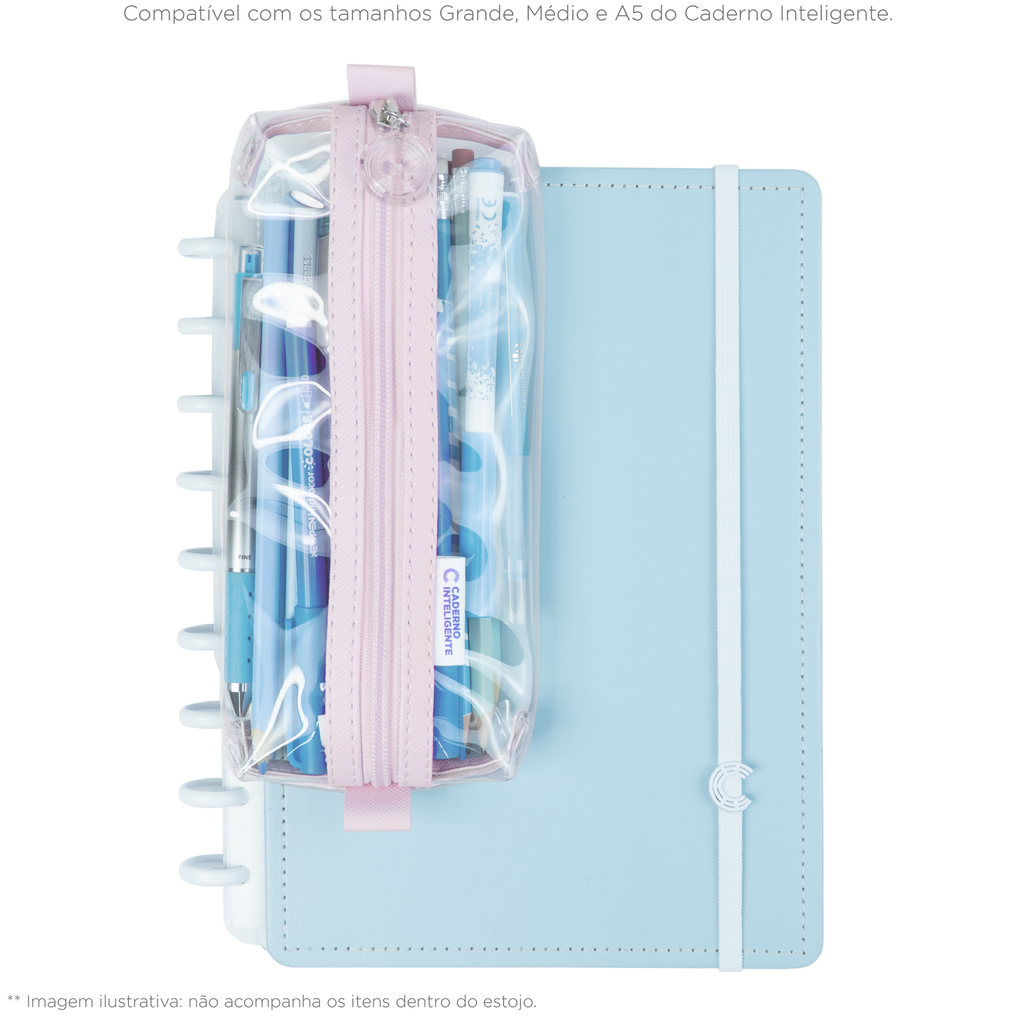 ESTOJO CRYSTAL 2.0 ROSA Caderno Inteligente ®