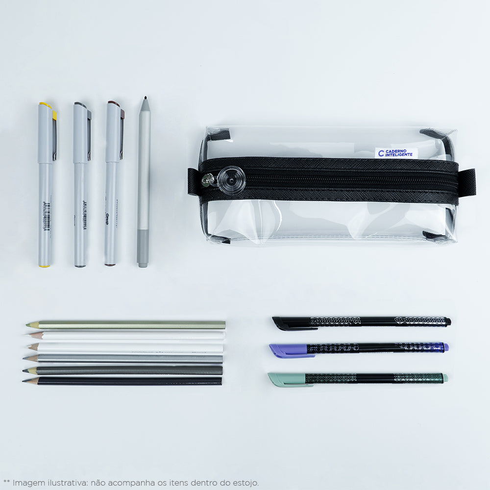 Estojo Crystal 2.0 Preto.