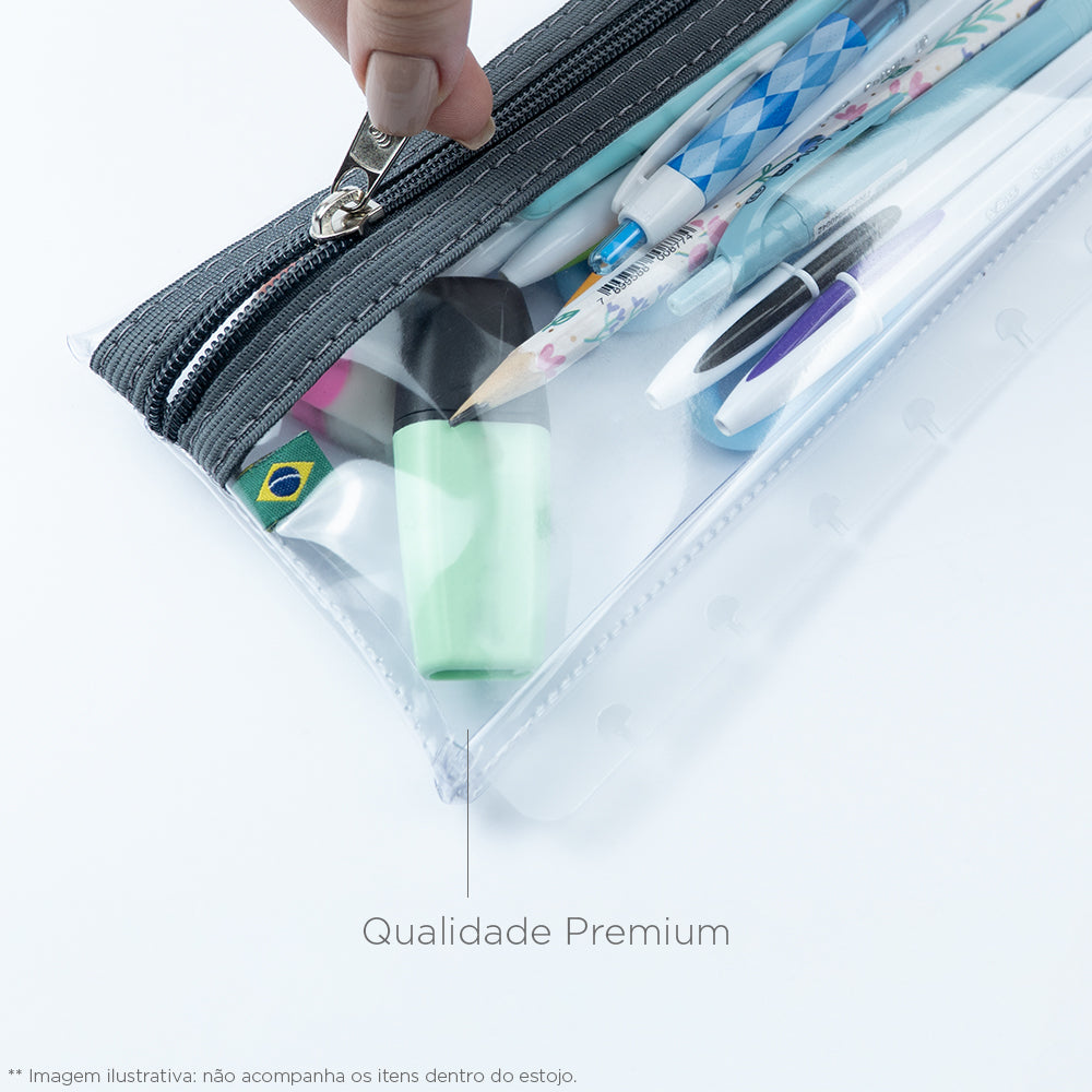 Estojo Inteligente Crystal Cool Grey