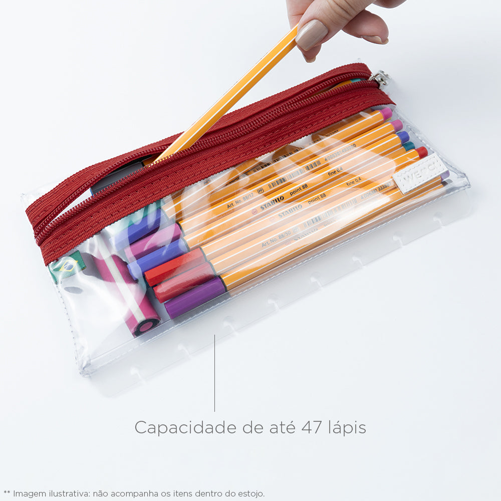 Estojo Inteligente Crystal Red