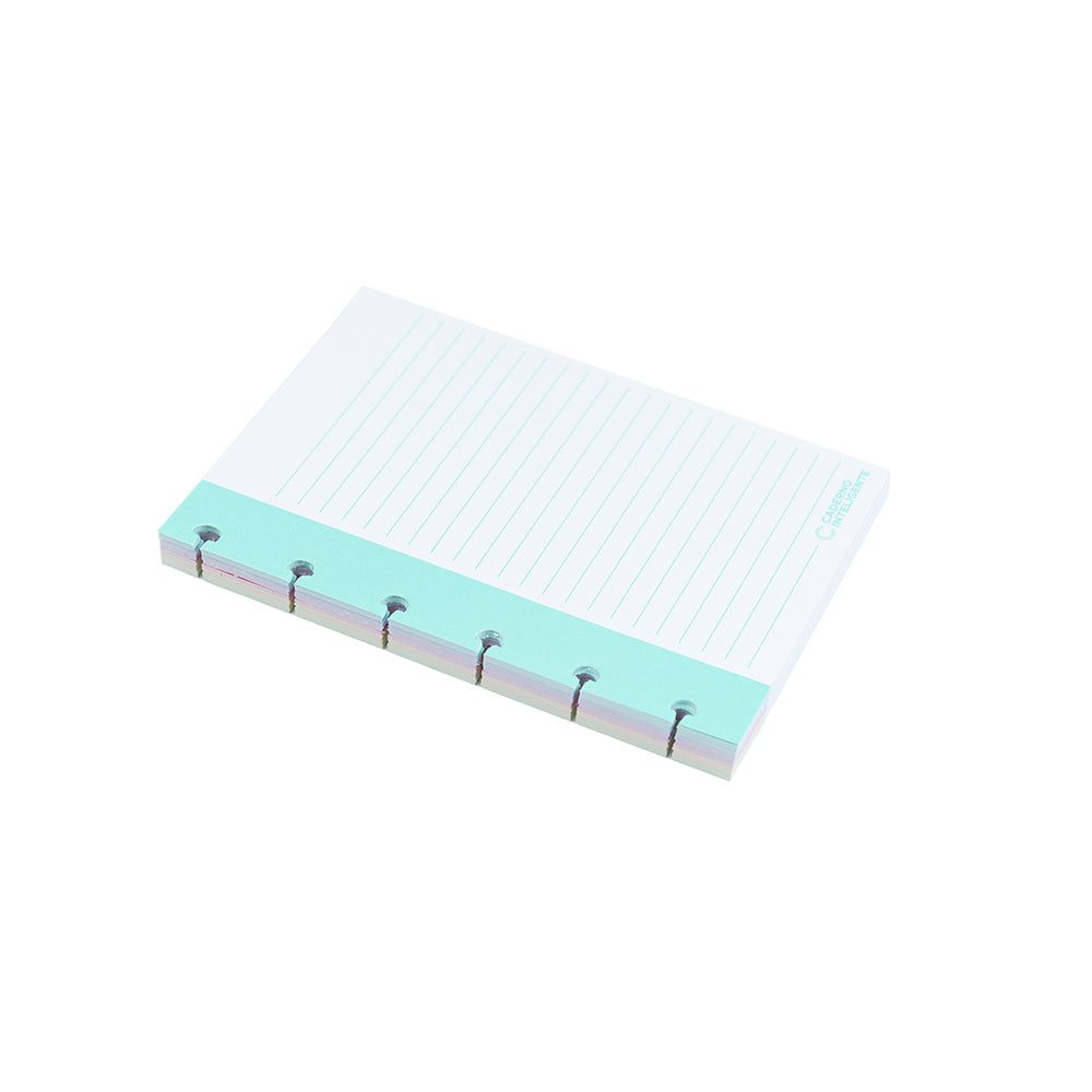 Pack de fichas verticais pautadas.