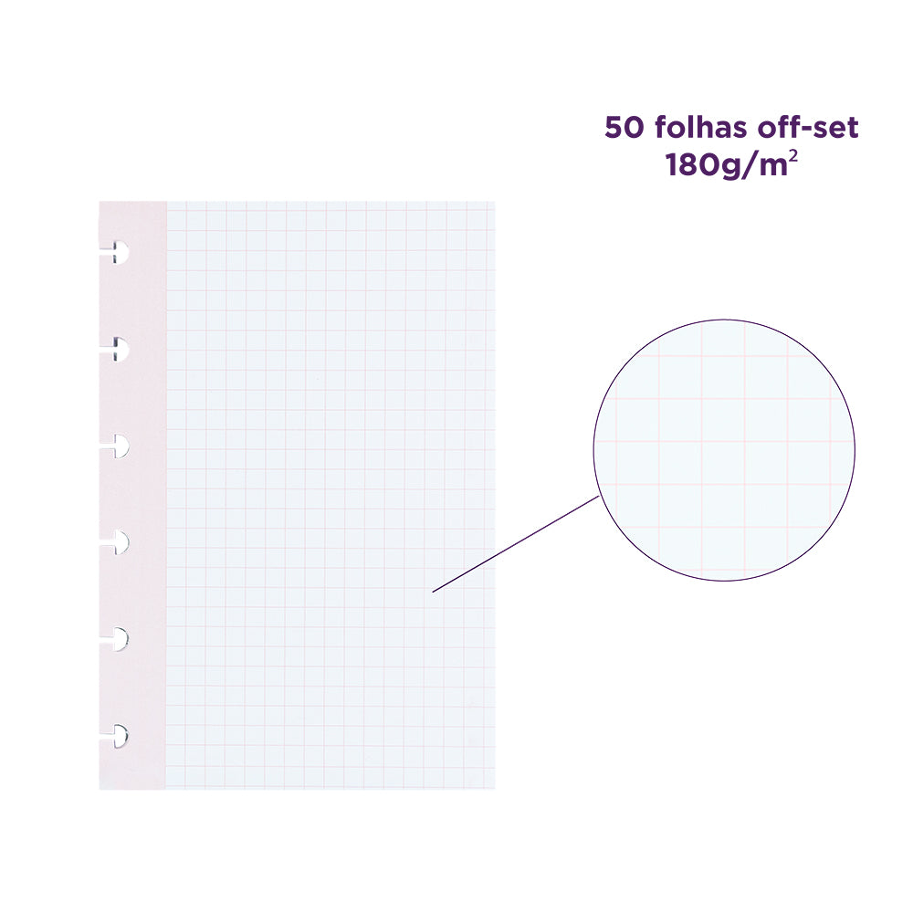 50 folhas off-set, 180 gramas por metro quadrado.