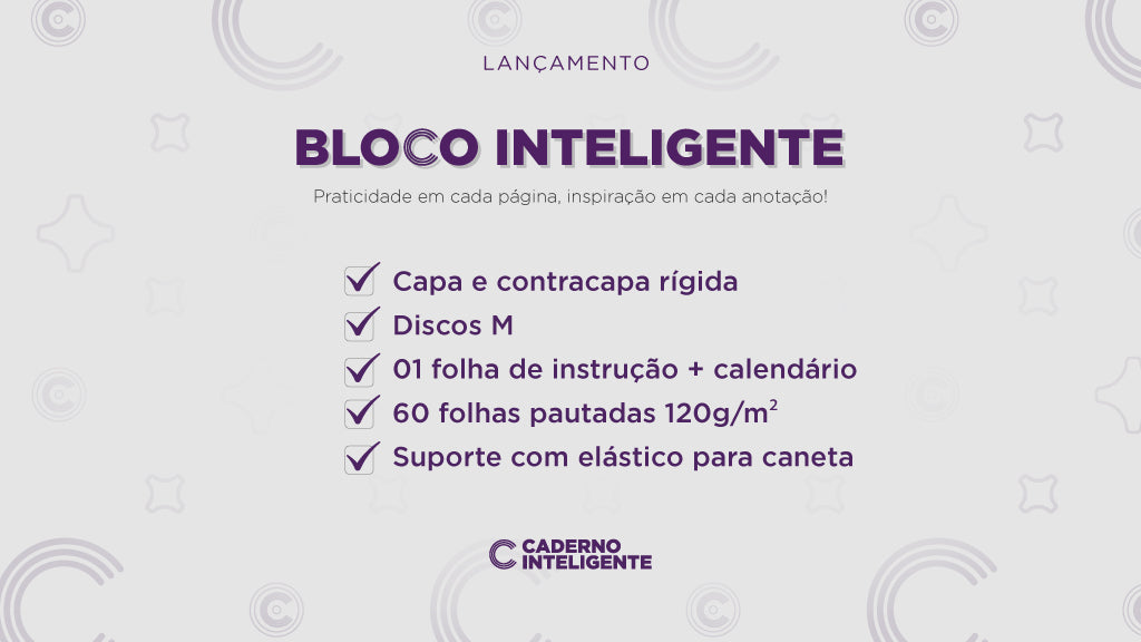 Lançamento Bloco Inteligente.