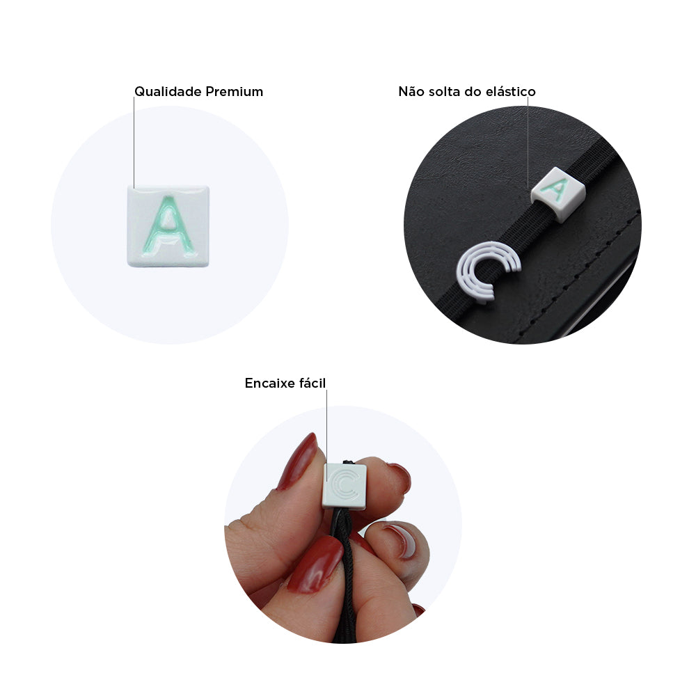 Qualidade premium, não solta do elástico, encaixe fácil.