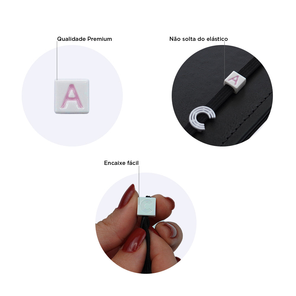 Qualidade premium, não solta do elástico, encaixe fácil.