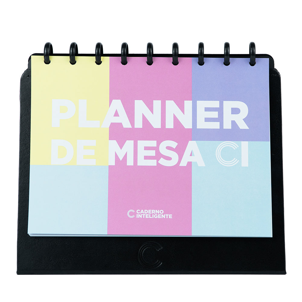 Planner de Mesa Black, Médio.