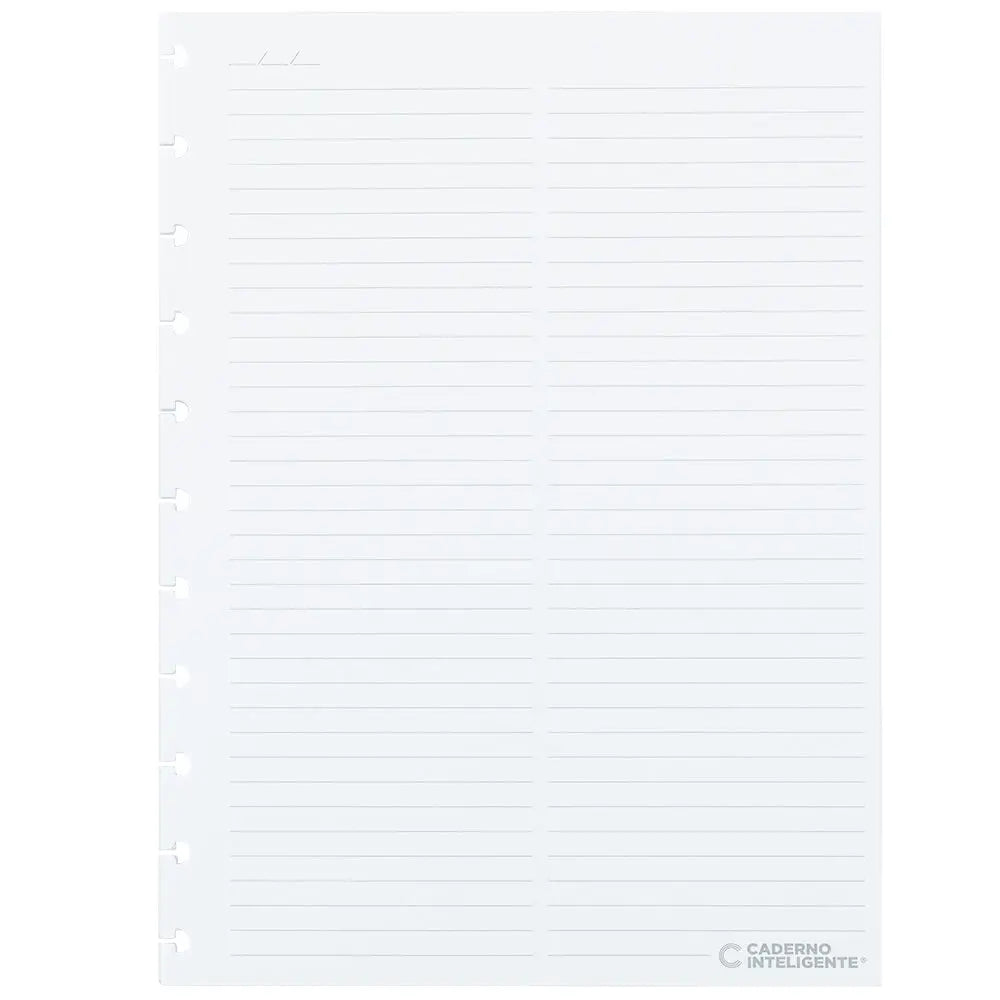 REFIL ANOTAÇÃO INTELIGENTE | DUAS COLUNAS Caderno Inteligente ®