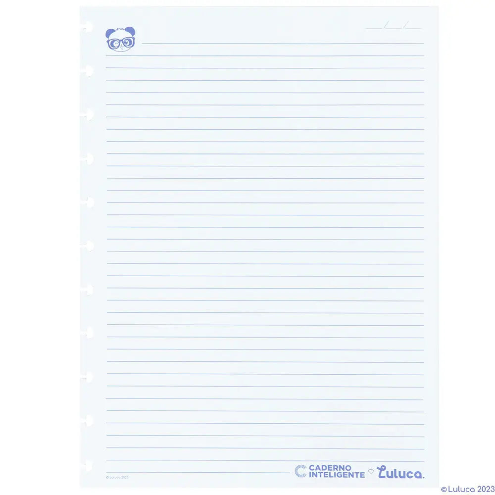 REFIL PAUTADO BY LULUCA Caderno Inteligente ®
