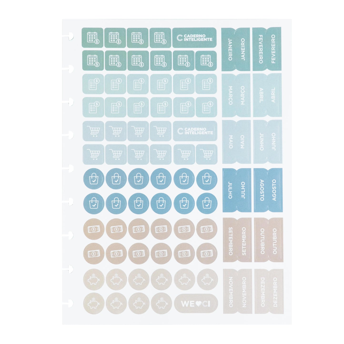 REFIL PLANNER FINANCEIRO CI BY MARI BRIO Caderno Inteligente ®