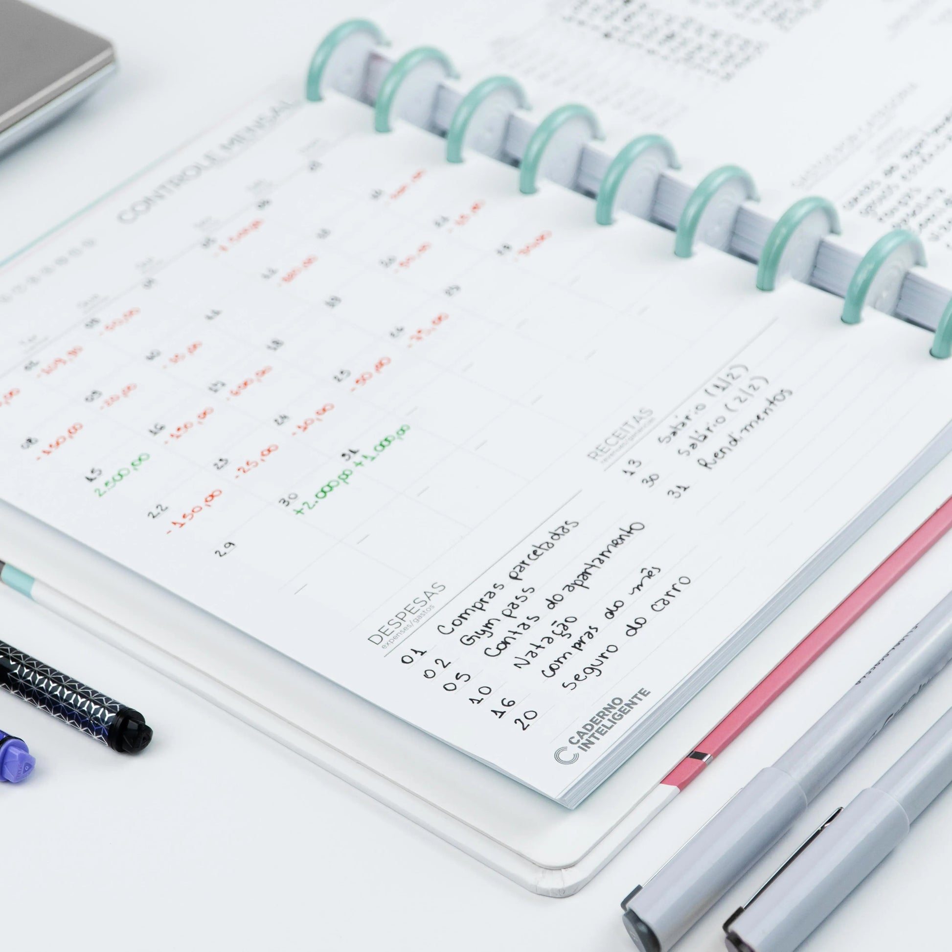 REFIL PLANNER FINANCEIRO CI BY MARI BRIO Caderno Inteligente ®