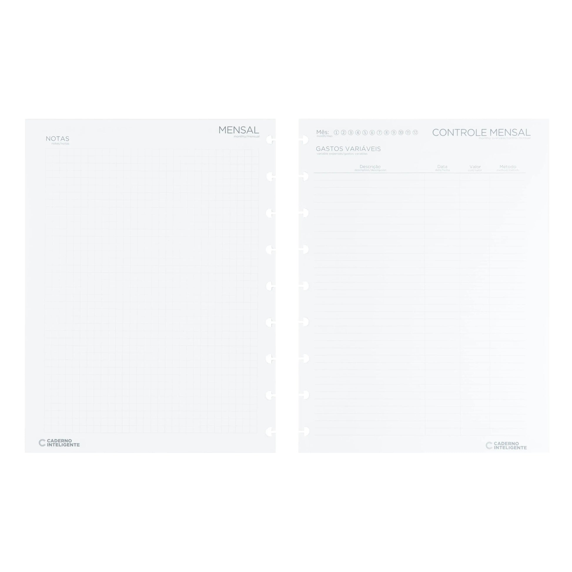 REFIL PLANNER FINANCEIRO CI BY MARI BRIO Caderno Inteligente ®