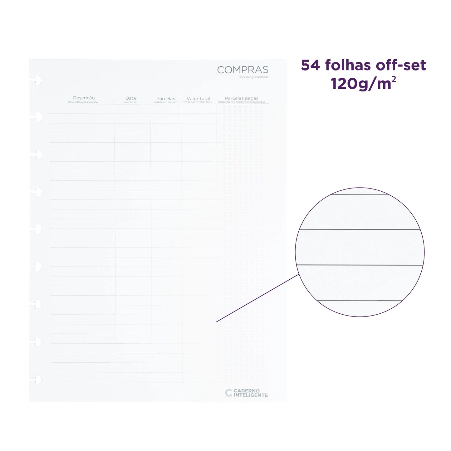 REFIL PLANNER FINANCEIRO CI BY MARI BRIO Caderno Inteligente ®