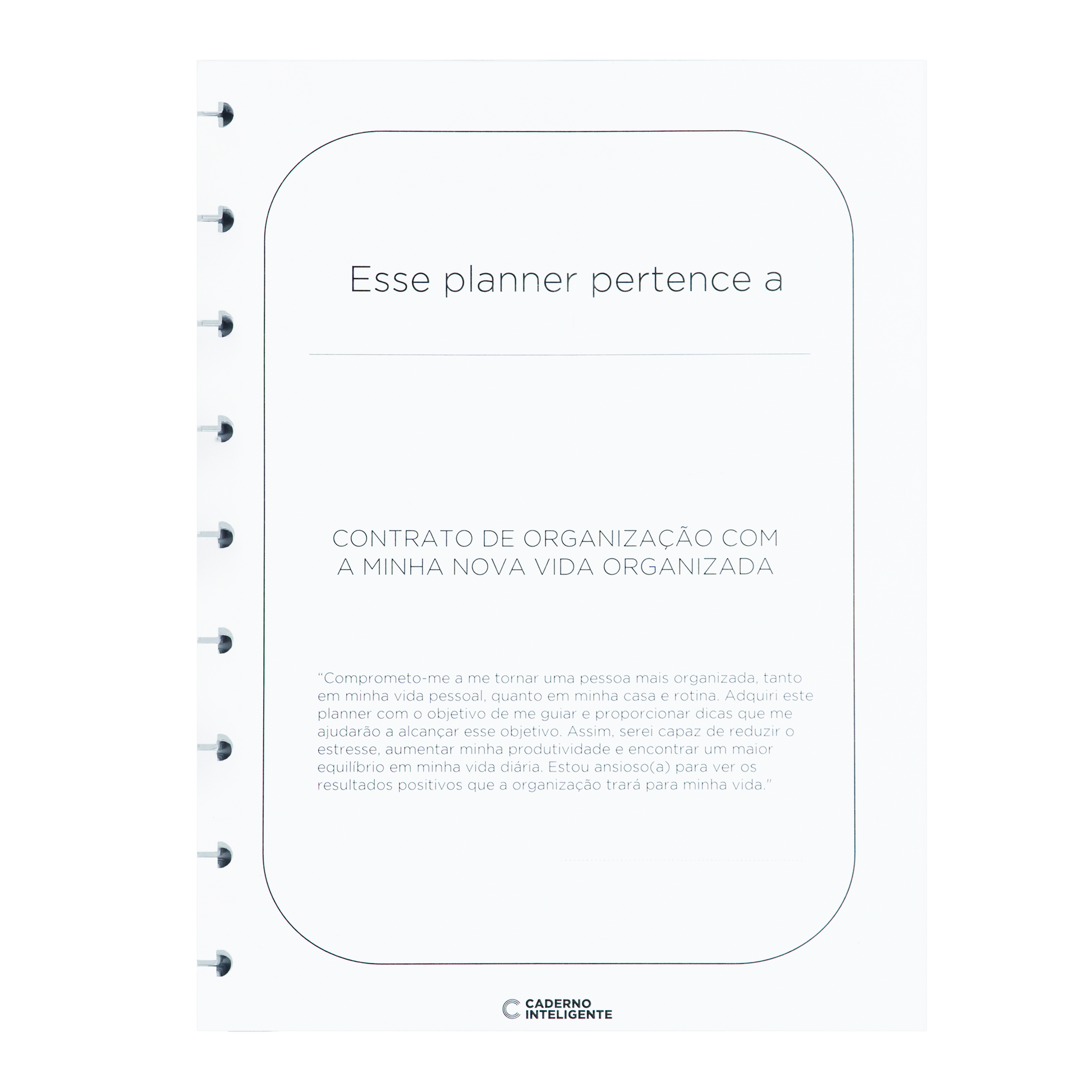 REFIL PLANNER ORGANIZER Caderno Inteligente Lojista