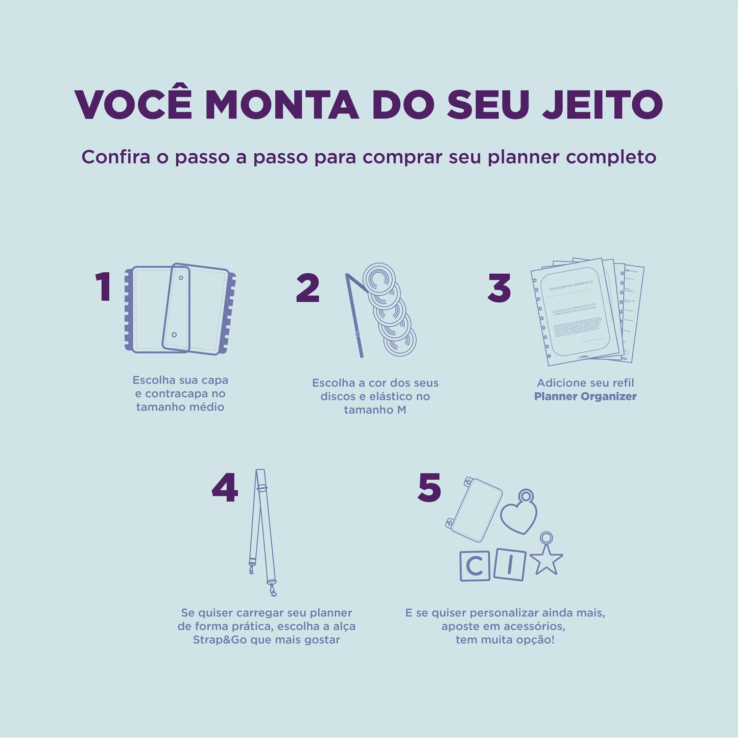 REFIL PLANNER ORGANIZER Caderno Inteligente Lojista