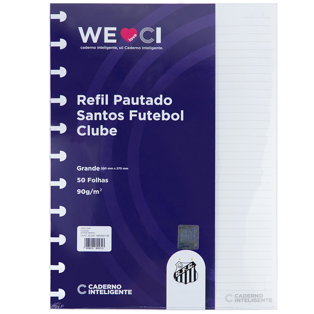 REFIL PAUTADO SANTOS