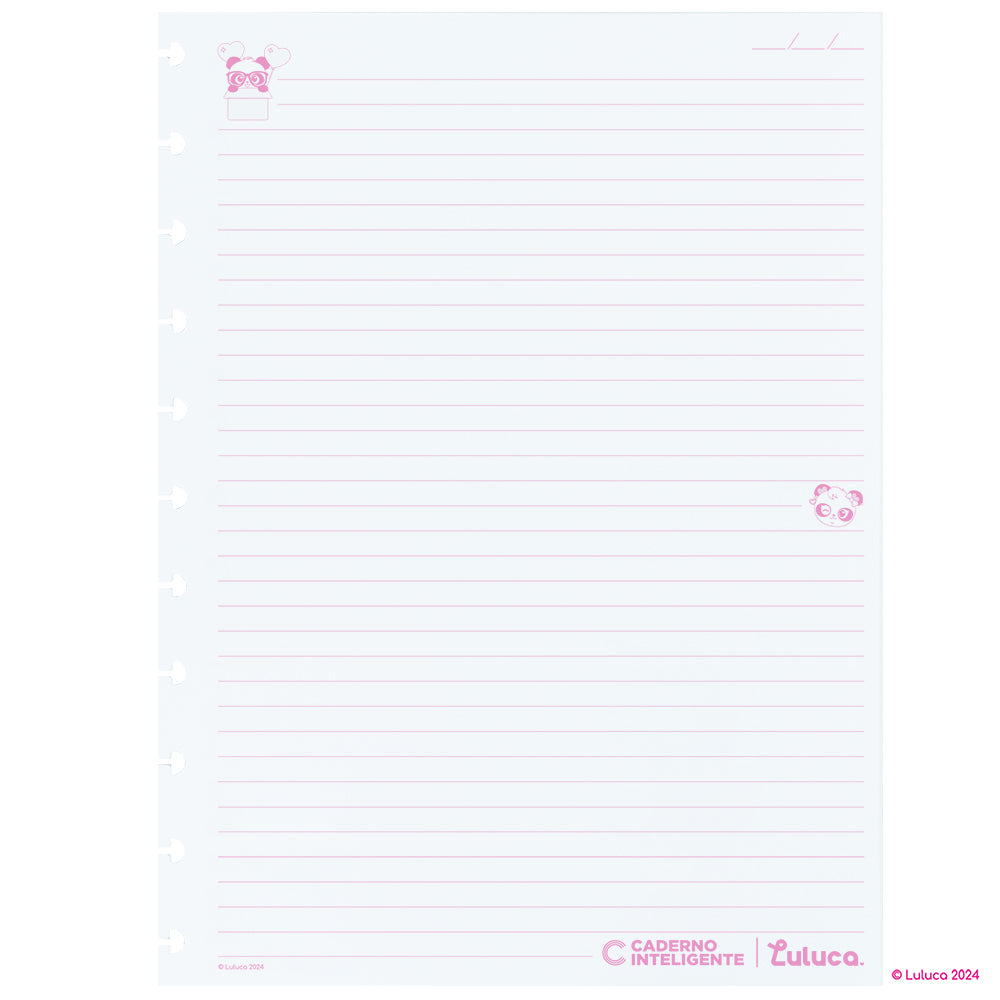 Refil Luluca, Caderno Inteligente Grande.