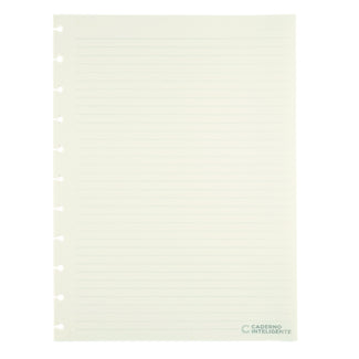 Refil Pautado Off White, tamanho grande.