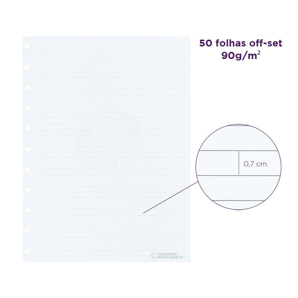 Refil Pautado Palmeiras