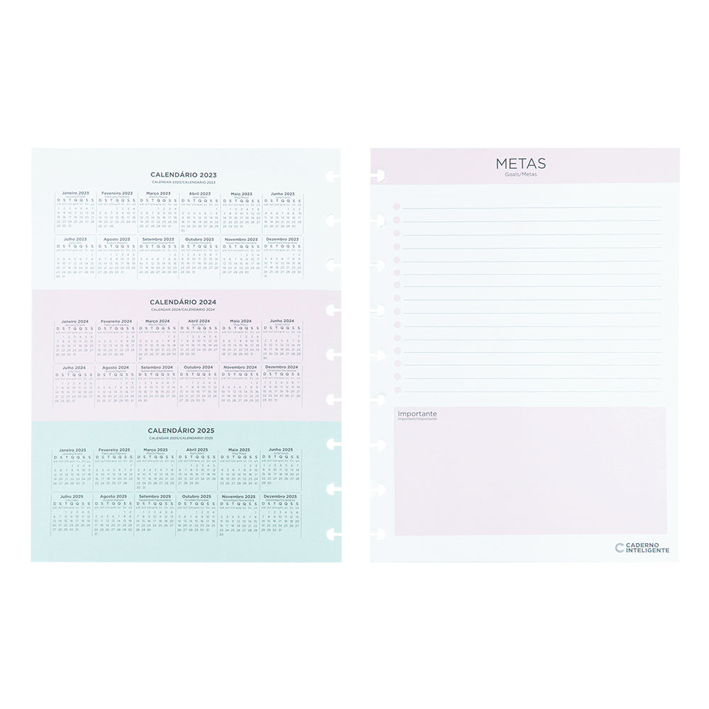 Refil Planner CI - PIY + 12 divisórias