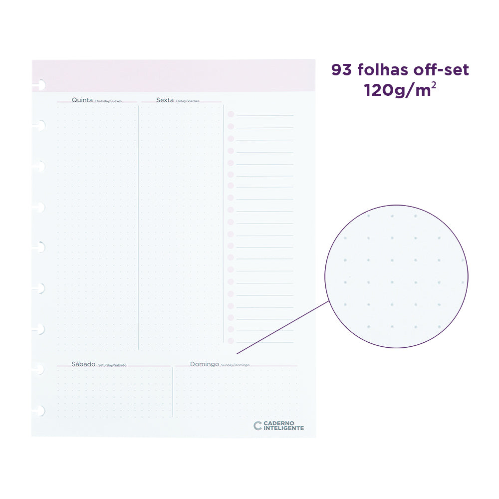 Refil Planner CI - PIY + 12 divisórias