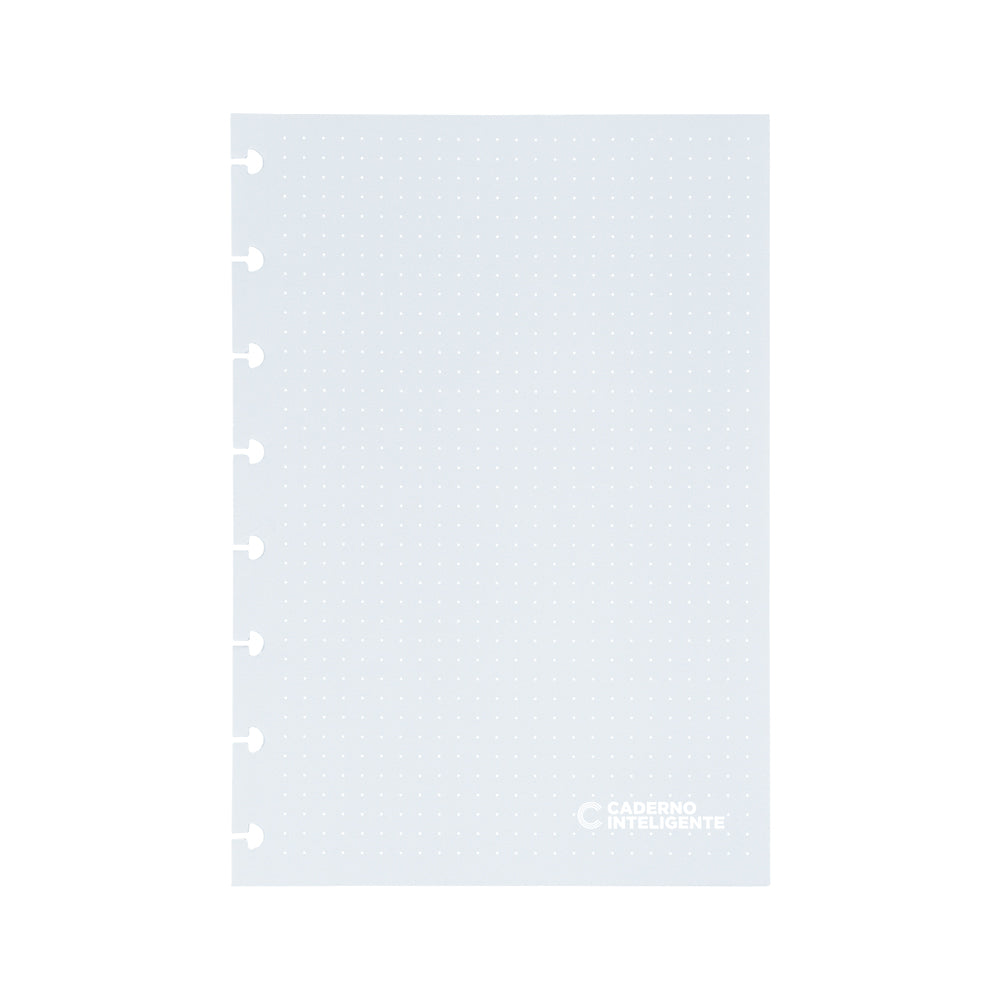 Refil Linhas Brancas Pontilhado